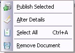 LiveFile_Publish_rightclick options